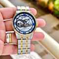 Imported premium black metal wrist watch for men