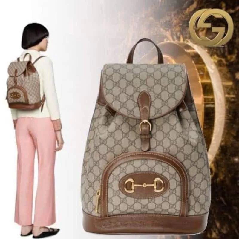 imported premium GG supreme retro backpack for women