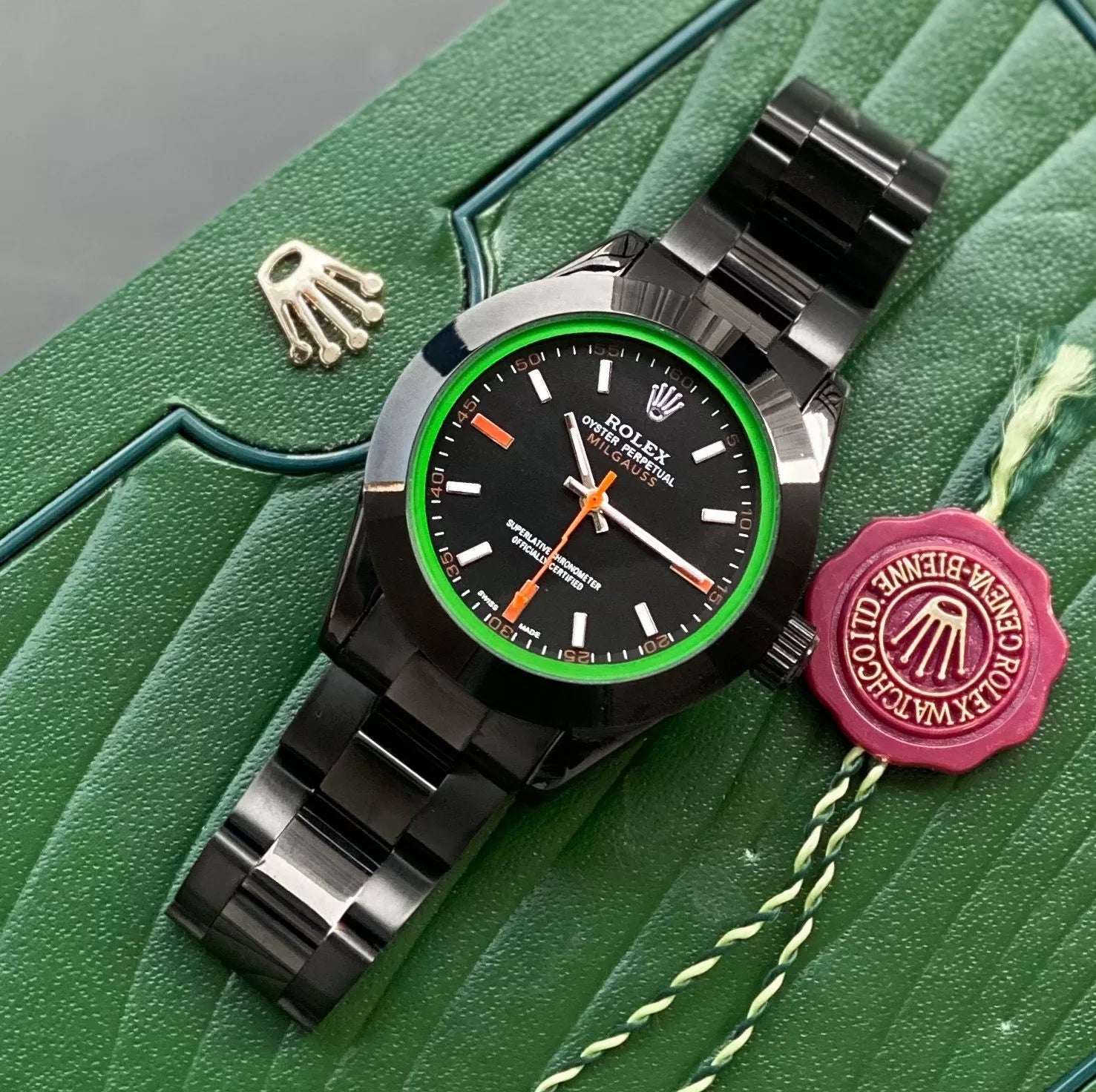 Imported premium timepiece gold metal strap for men