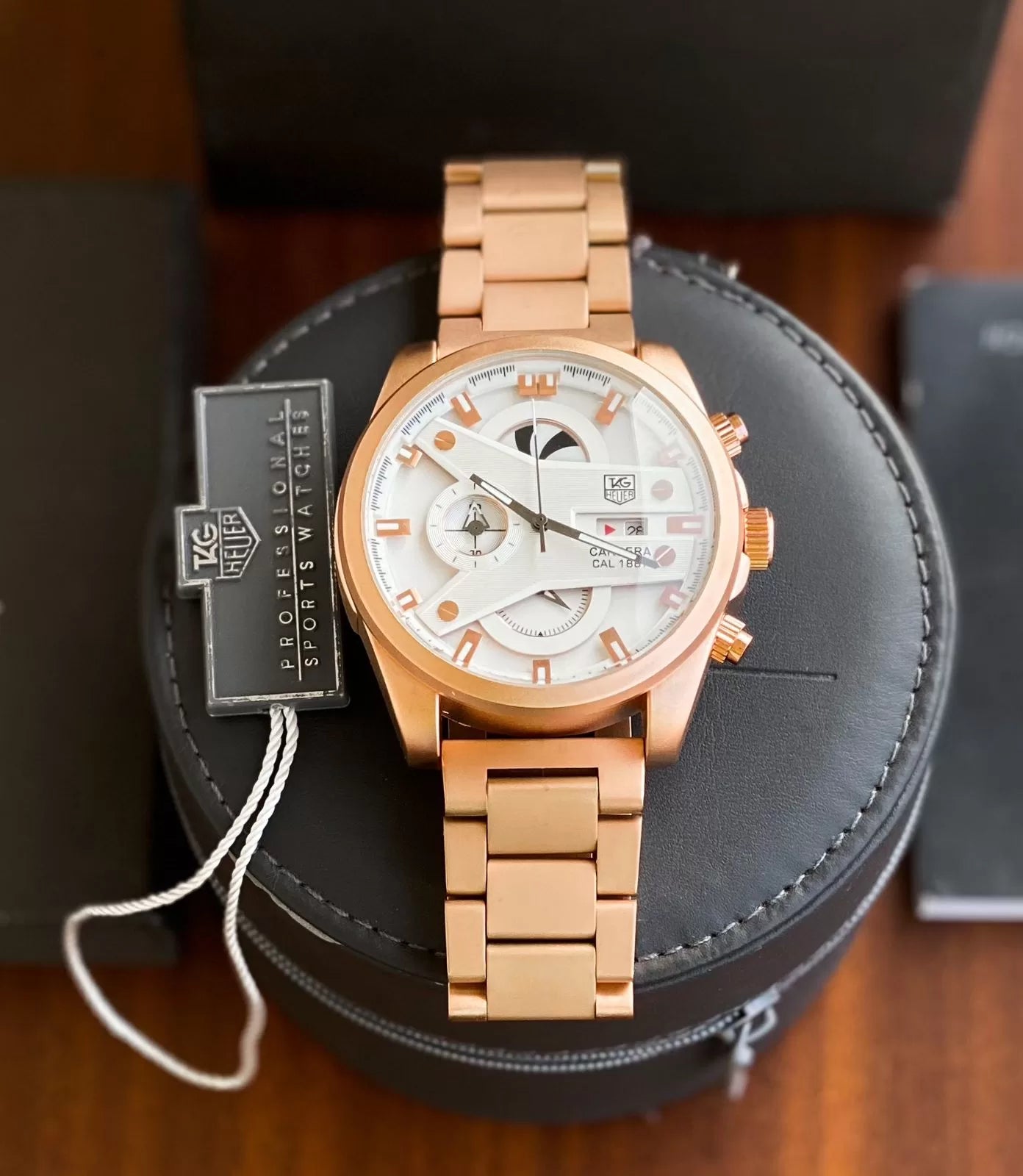 Imported premium Carrera 160 Years Anniversary Limited Edition White Dial Super High Quality Chronograph Watch