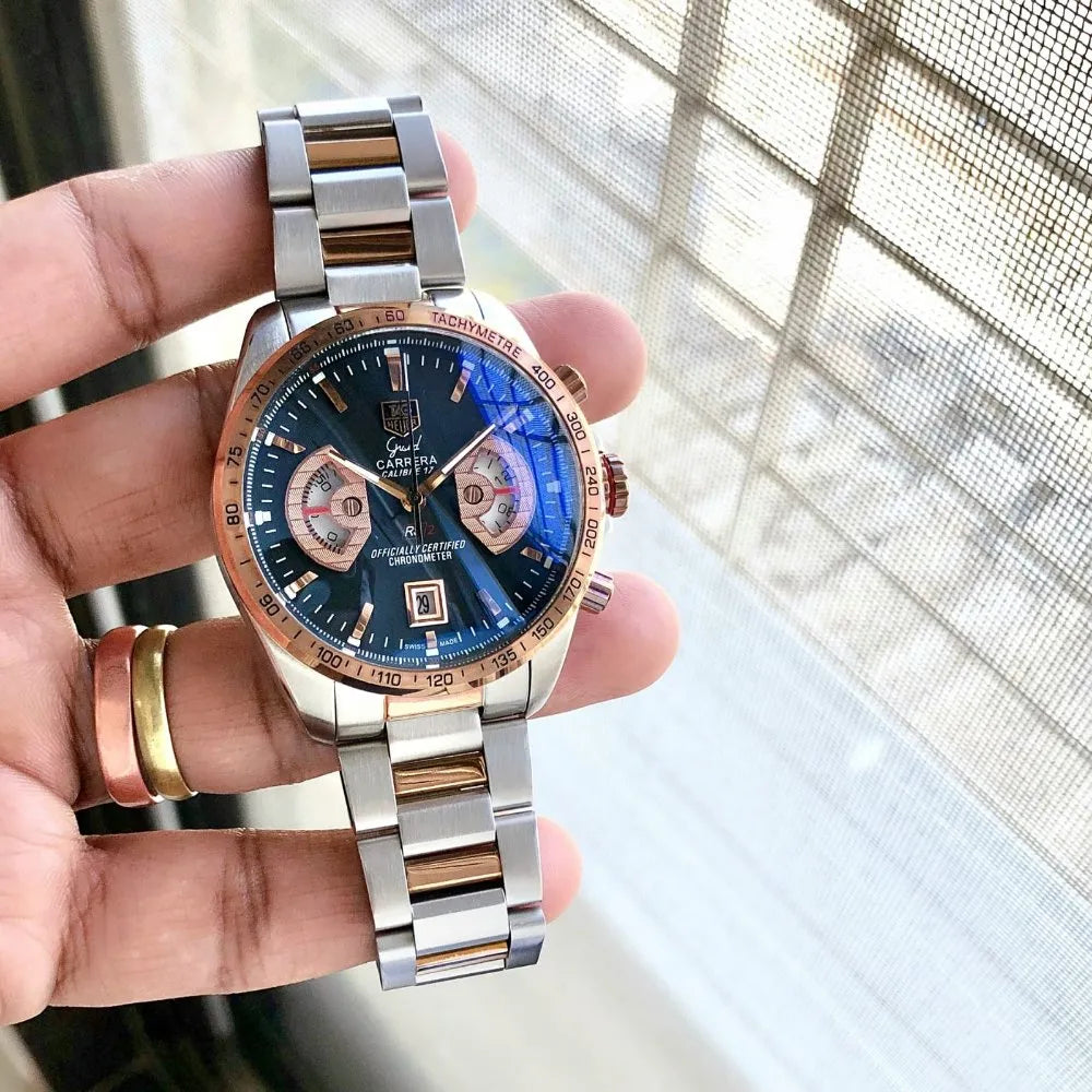 Imported premium metal chain wrist watch for her